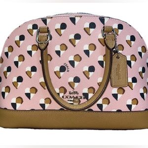 Coach Heart CARTABLE MINI SIERRA LEATHER SATCHEL